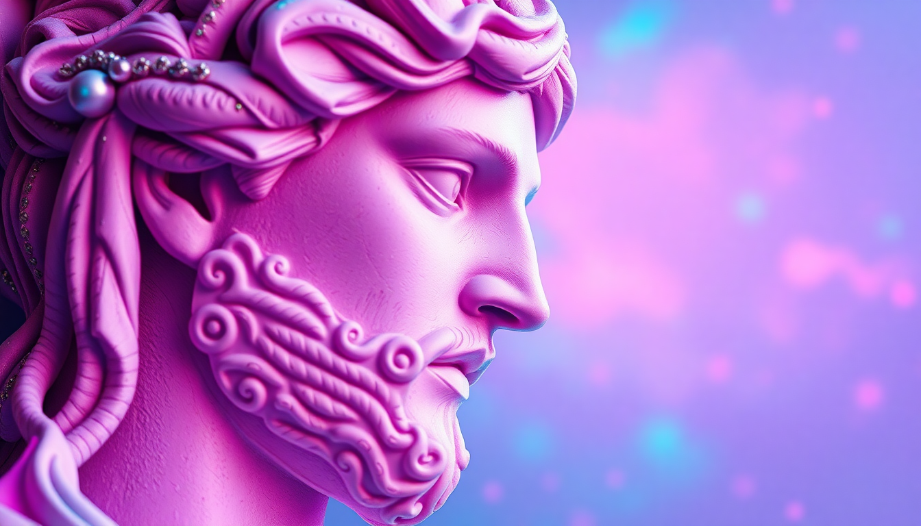 Dramatic Greek Statue Glitch