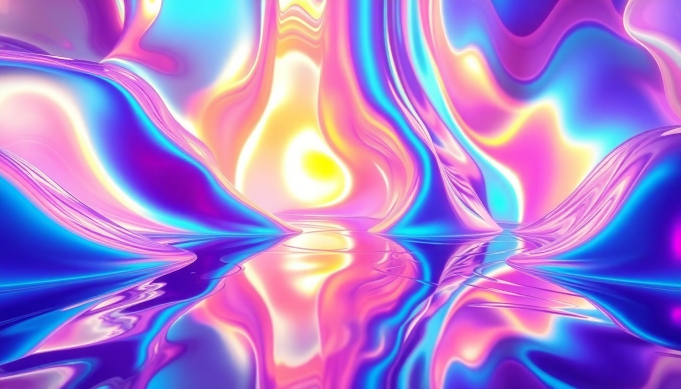 Serene Liquid Chrome Morphing