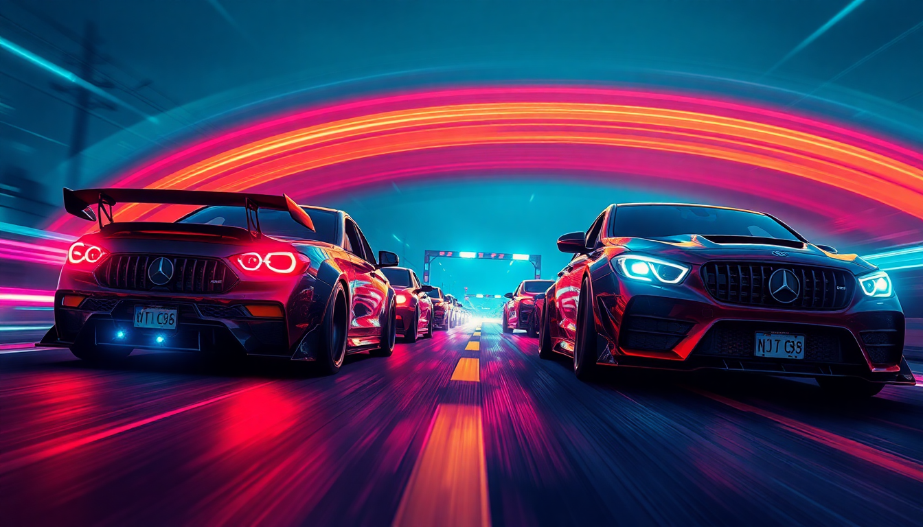 Delicate Street Race Modified Neon Dreams