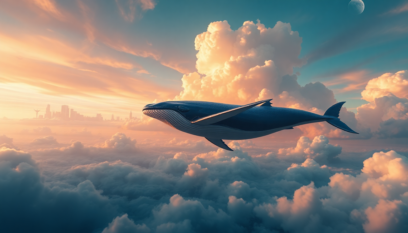 Stellar Whale Flying City