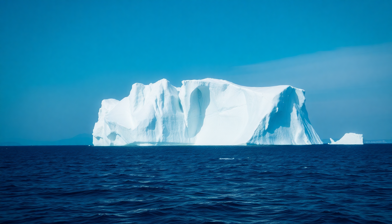 Infinite Iceberg Sculpture Floating