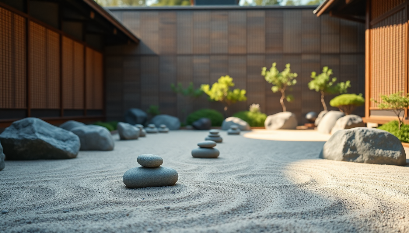 Pristine Japan Zen Garden Serenity