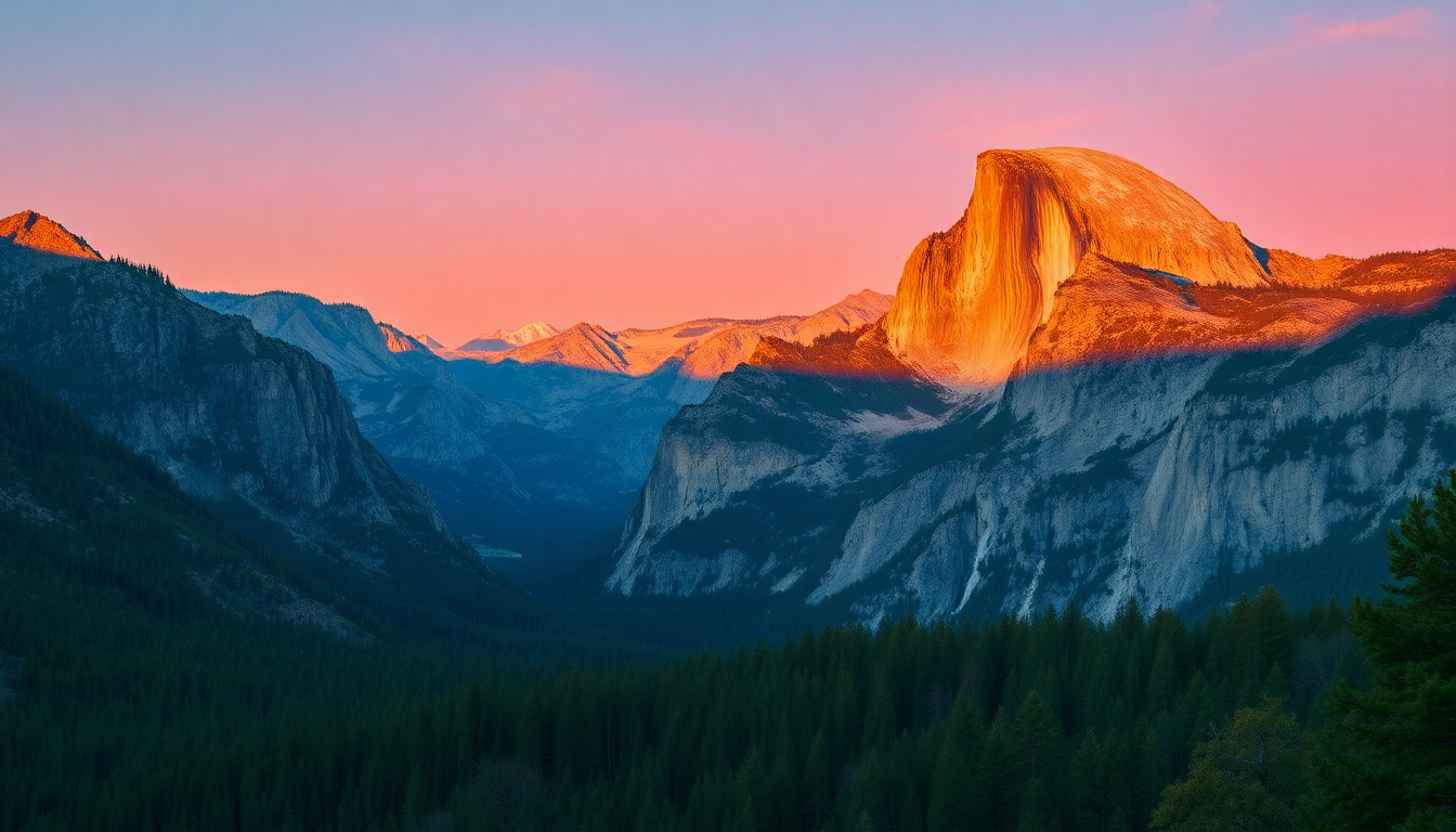 Infinite Yosemite Valley Capitan Panorama