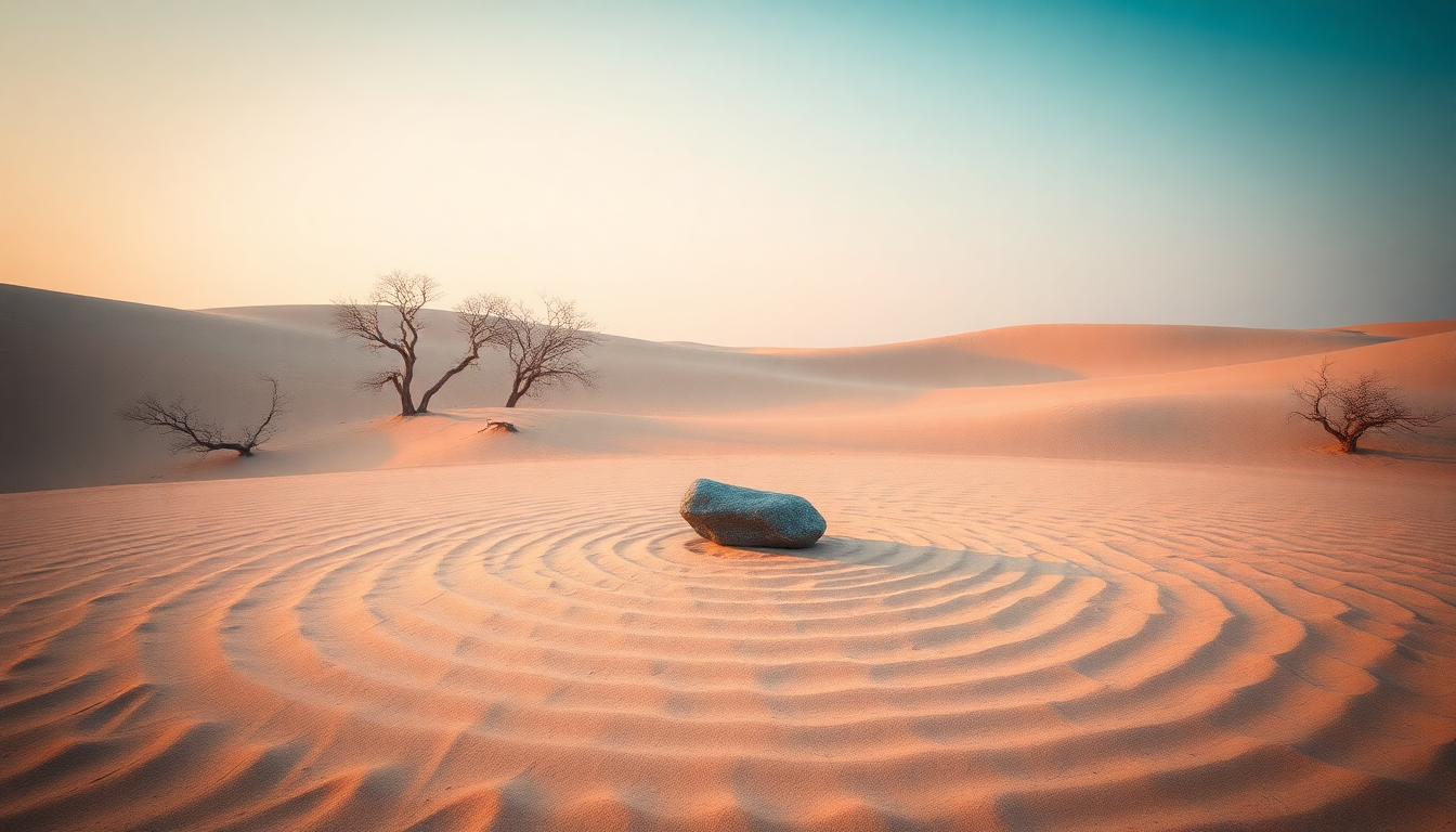 Stellar Zen Garden Raked Serenity