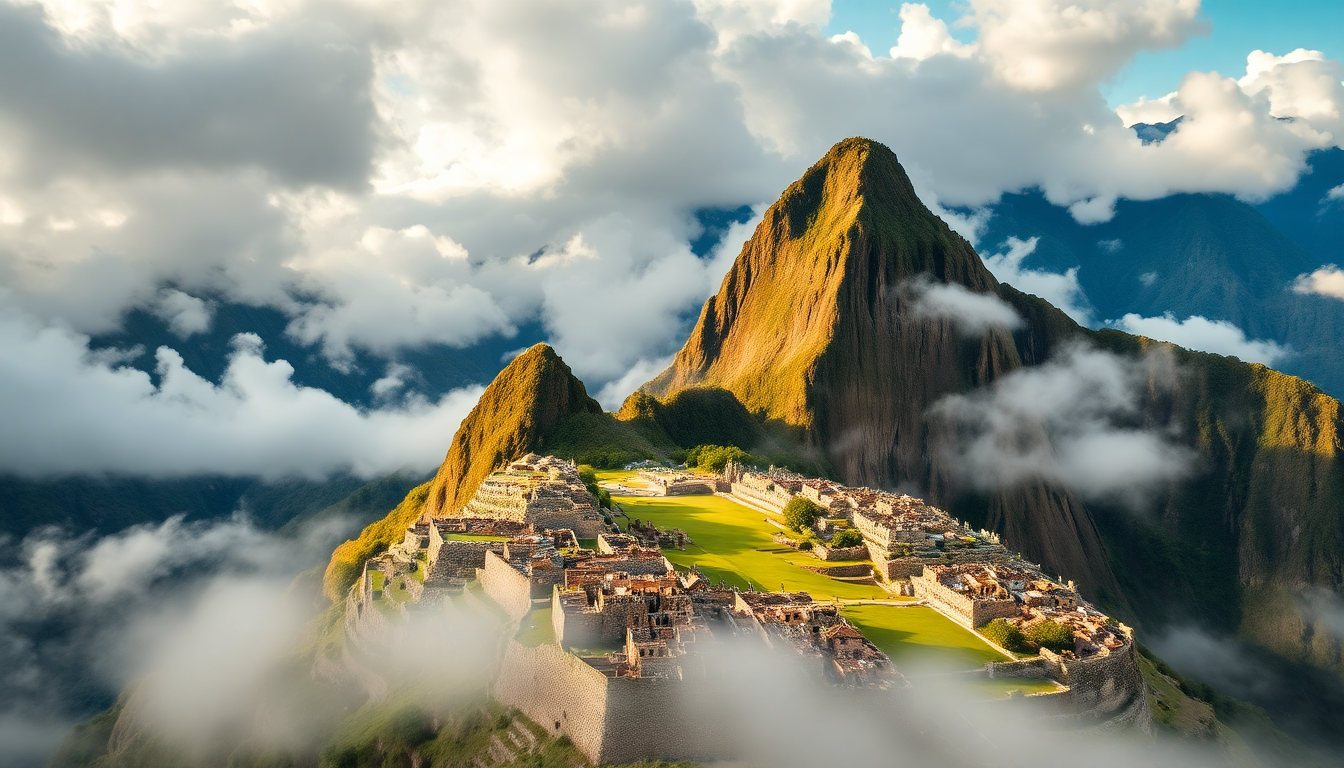 Enchanting Machu Picchu Picchu Clouds