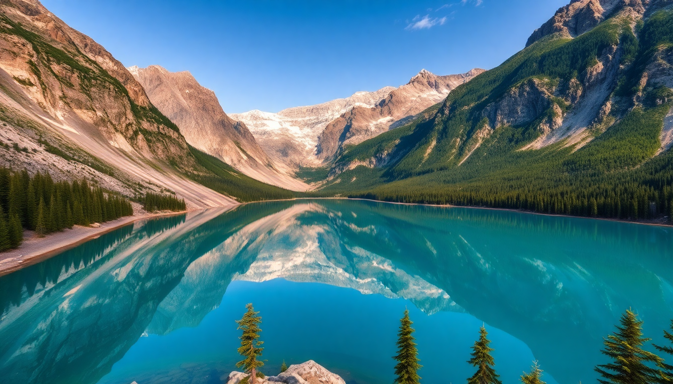 Enchanted Canadian Rockies Moraine Reflections