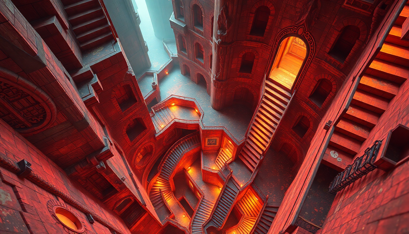 Alluring Infinite Stairs Impossible