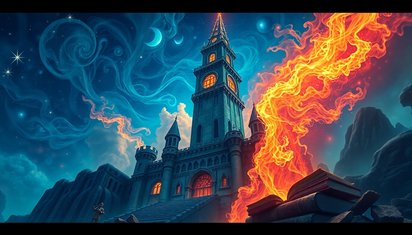 Magical Wizard Tower Energy Magic