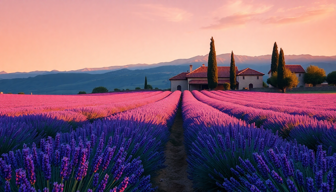 Enchanting Provence Lavender Farmhouse in Summer