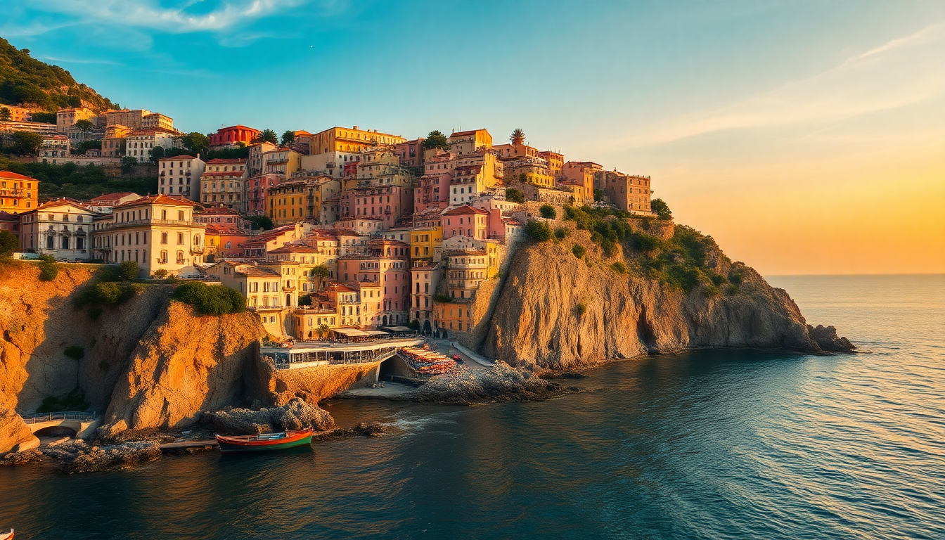 Magnificent Amalfi Coast Coast Colorful Drama