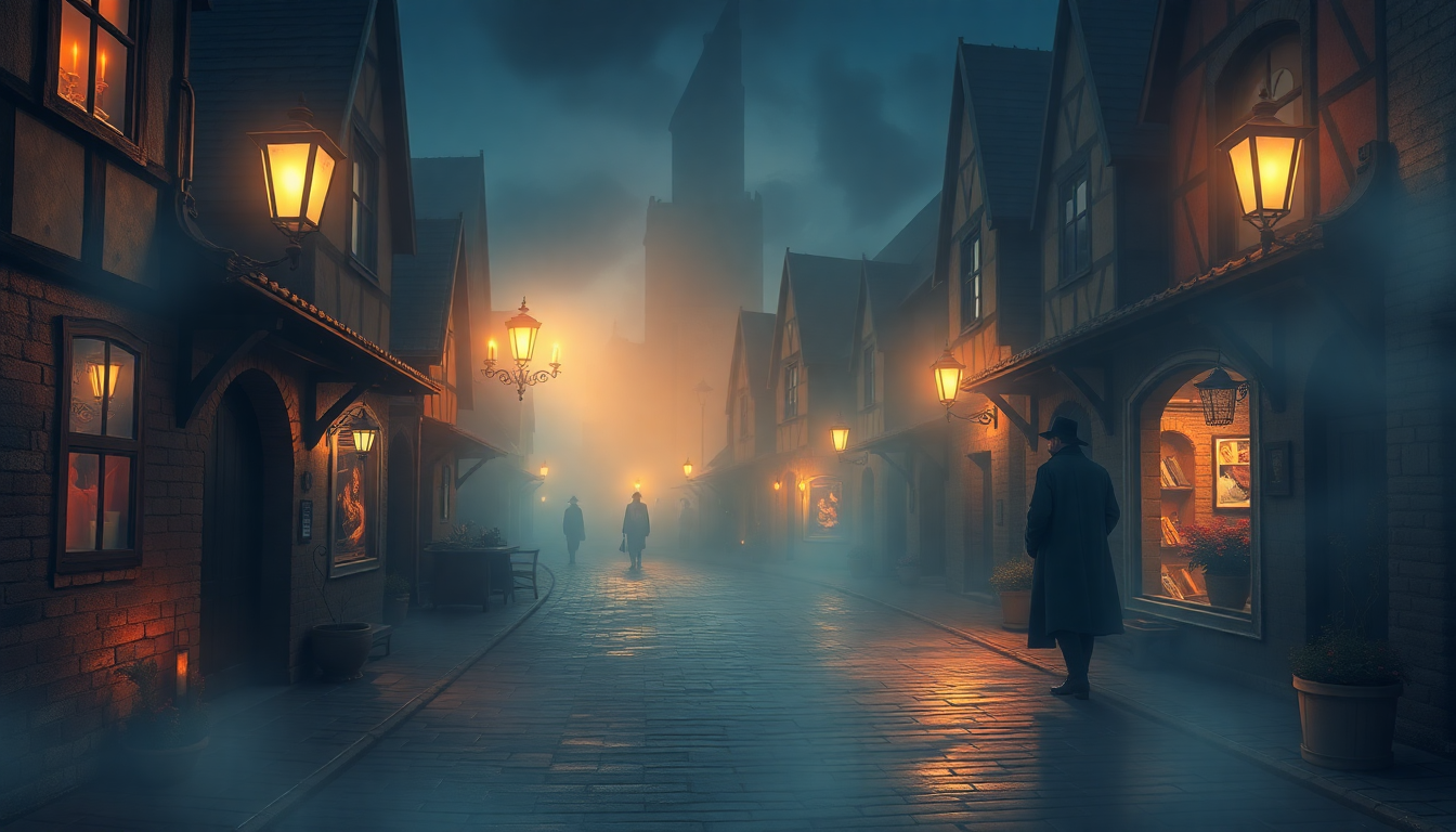 Lustrous Plague Doctor Medieval in the Mist