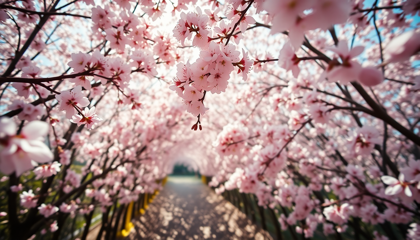 Mesmerizing Japan Cherry Blossom in Spring