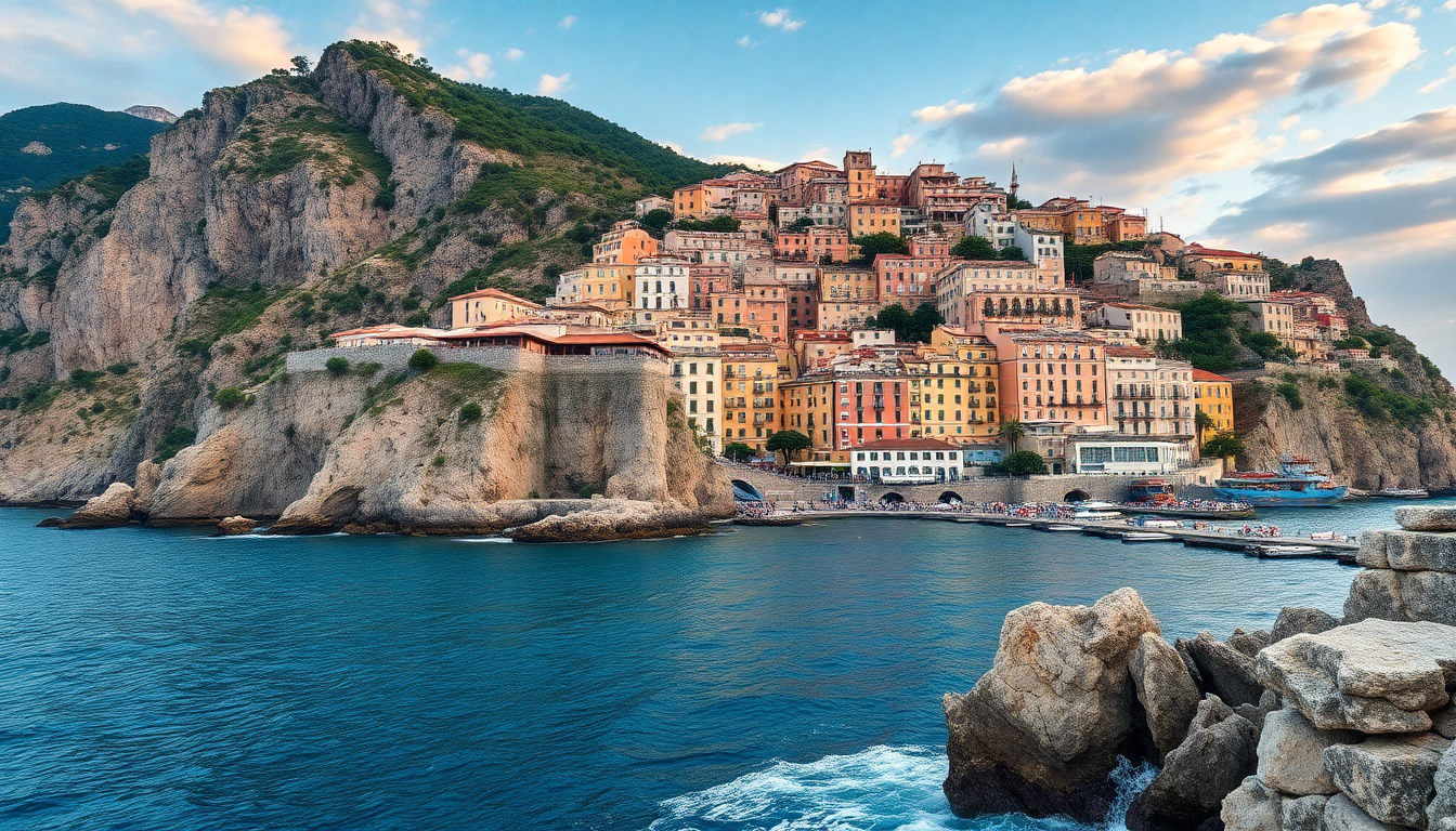 Haunting Amalfi Coast Coast Colorful Drama