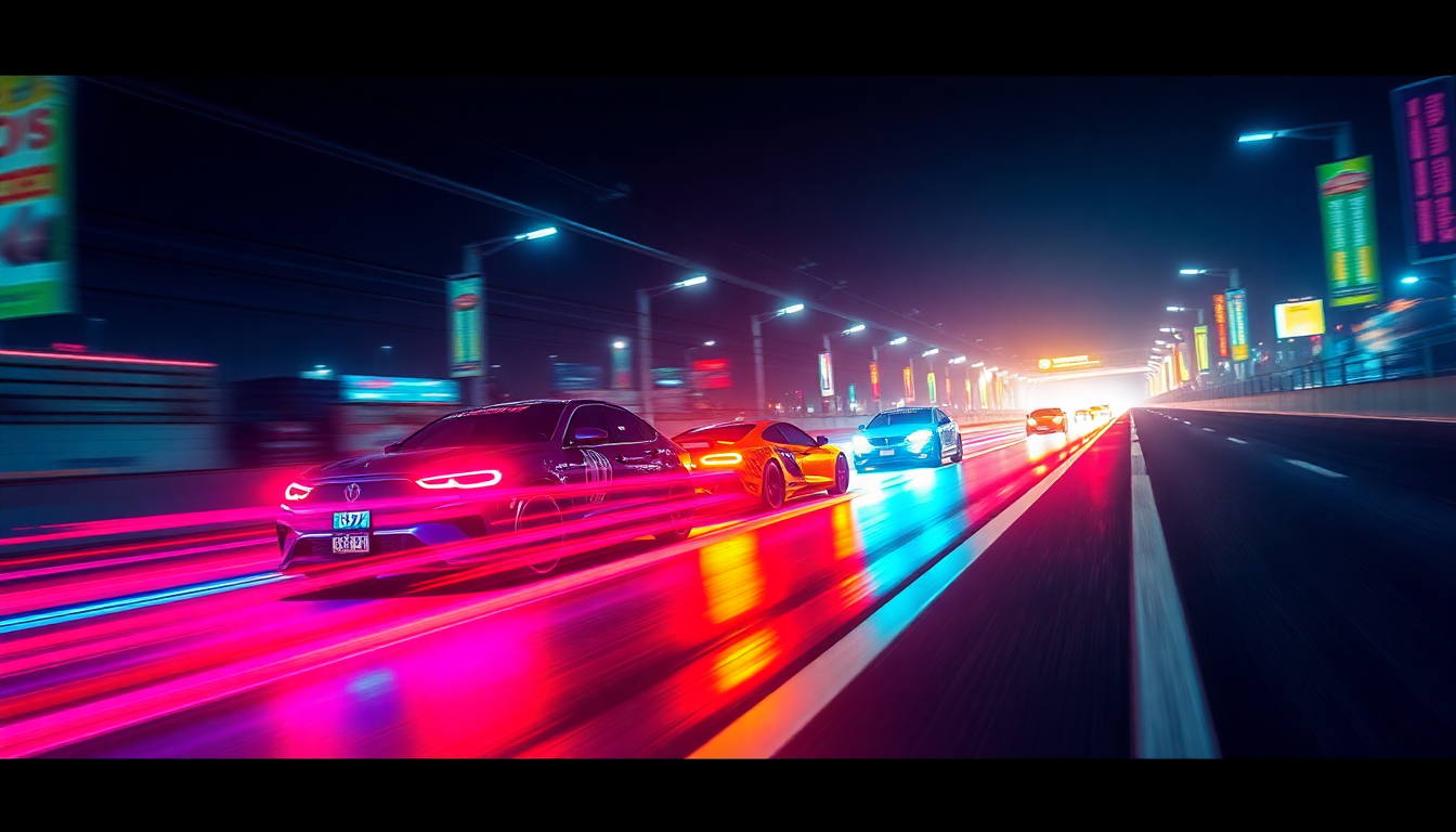 Neon Street Race Modified Neon Dreams