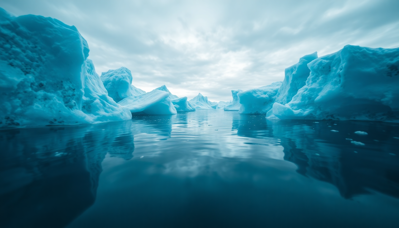 Majestic Iceland Glacial Lagoon Crystal