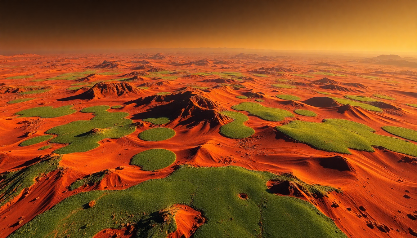 Brilliant Mars Terraforming Green