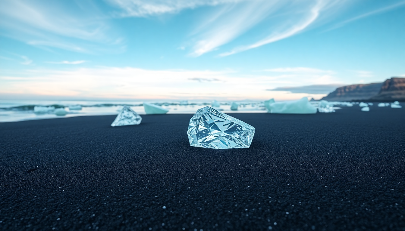 Cosmic Iceland Diamond Beach