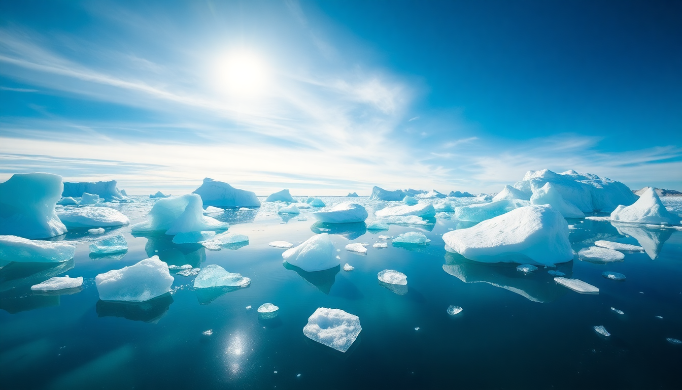 Infinite Iceland Glacial Lagoon Crystal