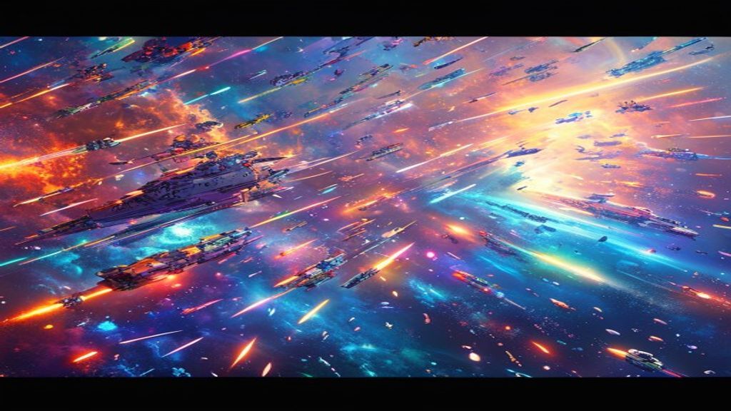 Vast Space Fleet Hundreds