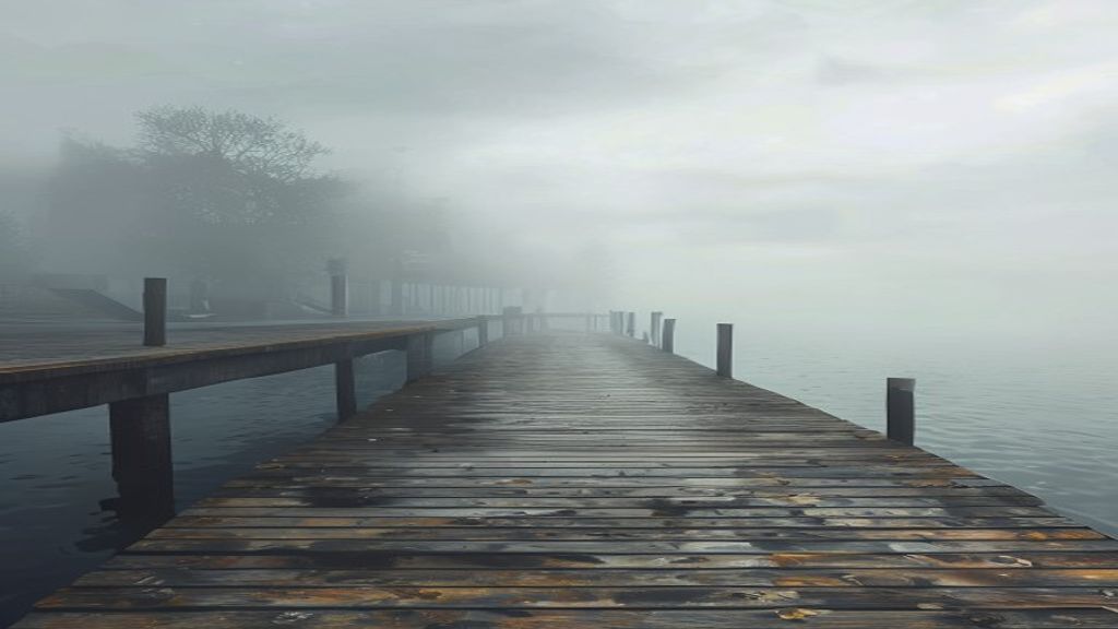 Enchanted Foggy Pier Disappearing
