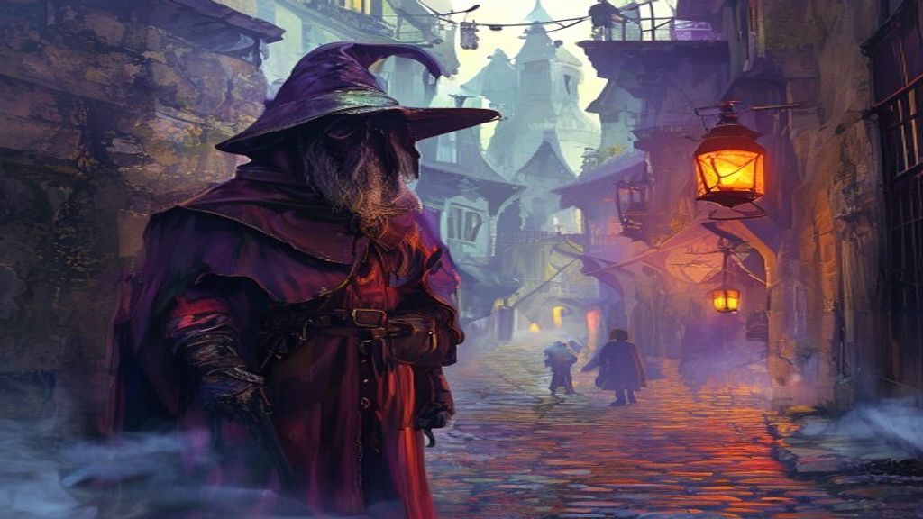 Extraordinary Plague Doctor Medieval in the Mist