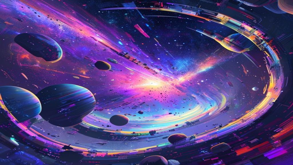 Lush Dyson Sphere Megastructure