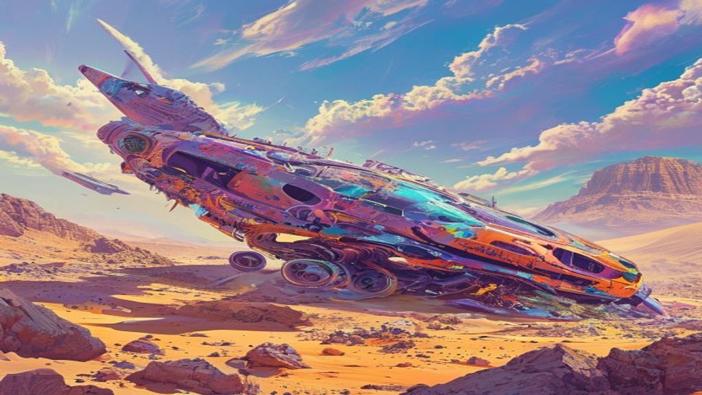 Celestial Crashed Alien Ship Ruins