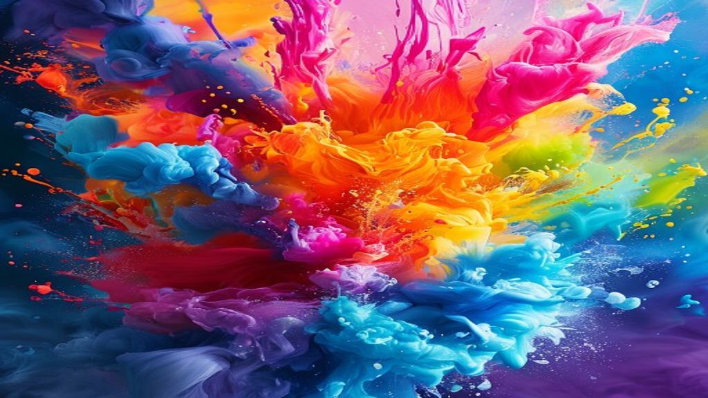Majestic Paint Explosion Freeze