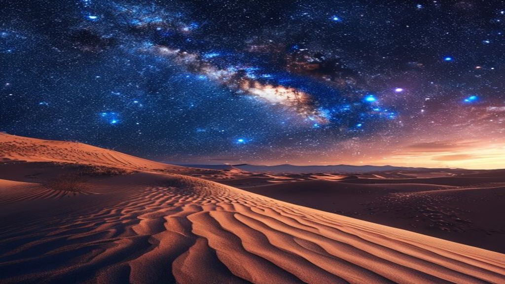 Mesmerizing Desert Milky Way by Night