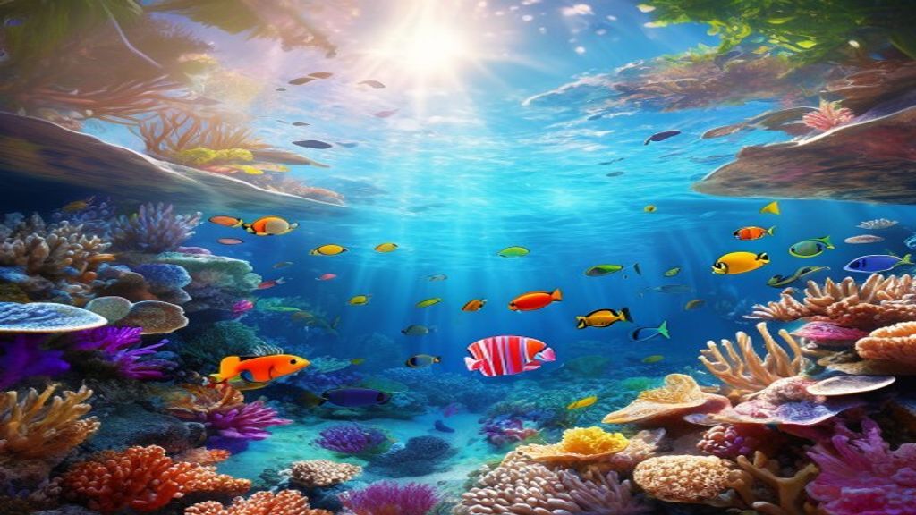 Dazzling Coral Reef Vibrant