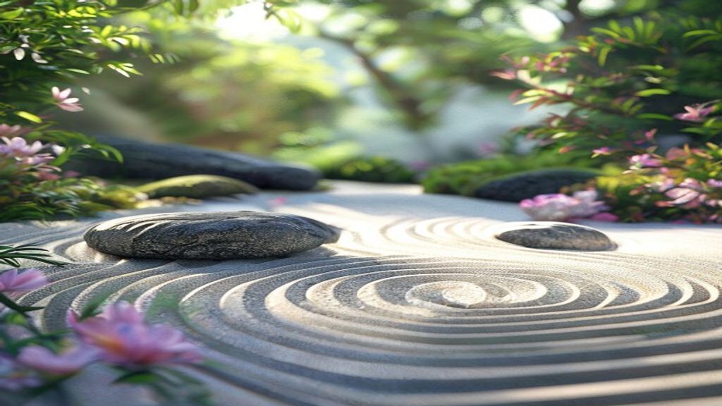 Delicate Japan Zen Garden Serenity