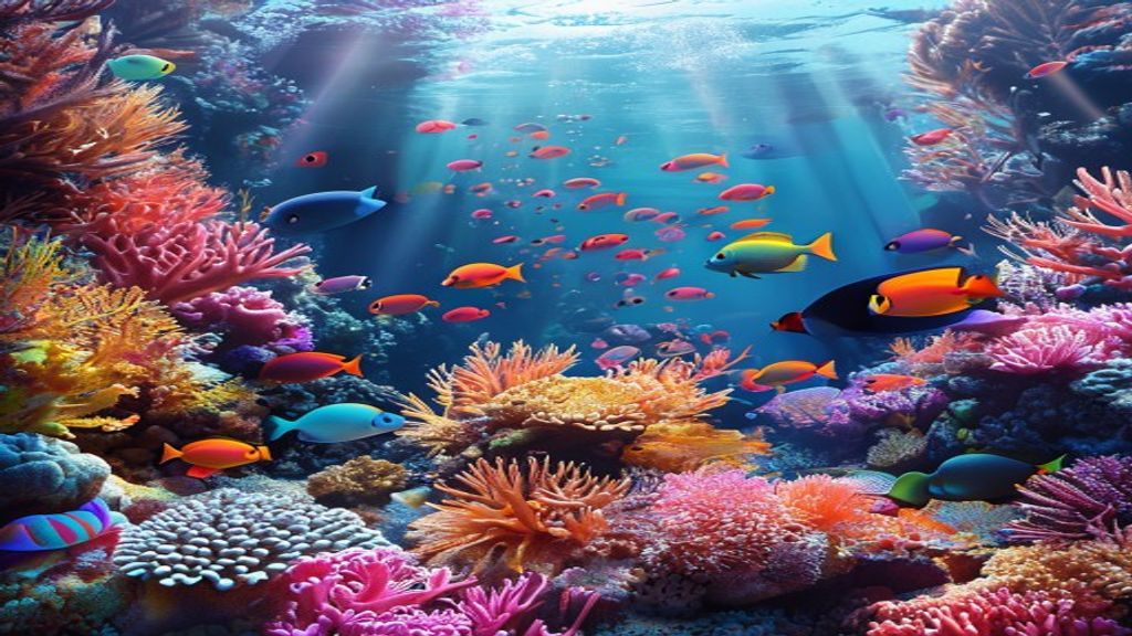 Breathtaking Coral Reef Vibrant