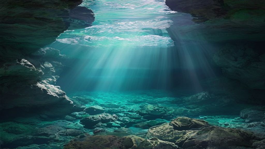 Verdant Mexico Cenote Clear Crystal