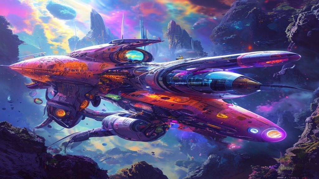 Vast Bioship Organic Spacecraft Drama