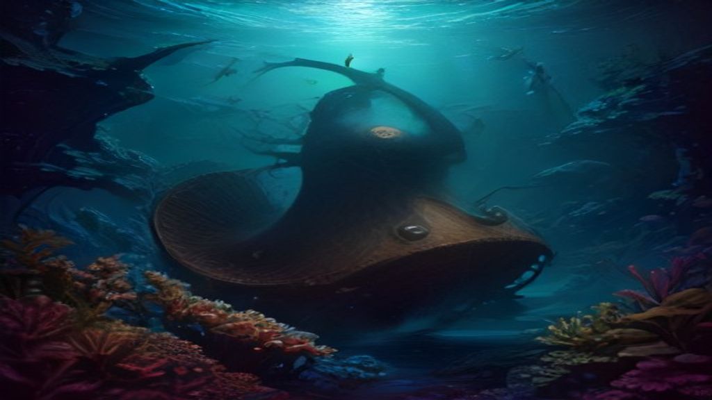 Enchanting Nautilus Submarine Brass Depths