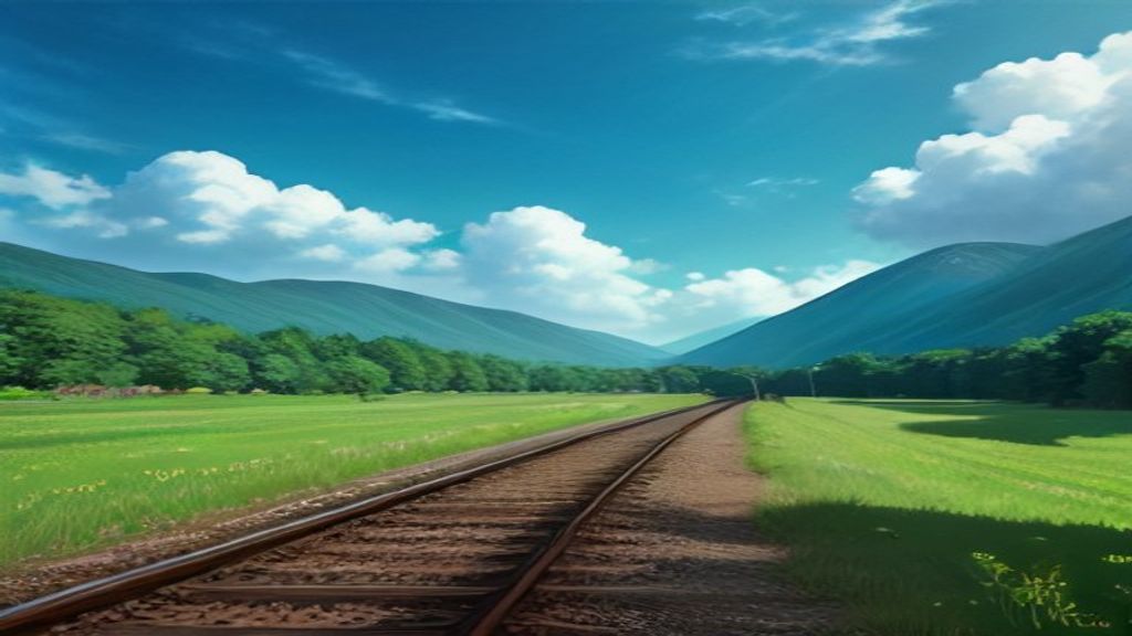 Dreamy Studio Ghibli Countryside in Summer