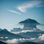 A mesmerizing wallpaper featuring alien floating mountains under a surreal sky, offering an otherworldly and inspiring digital landscape.