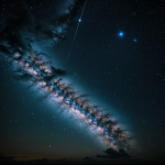 A mesmerizing cosmic dust cloud concealing hidden stars, showcasing the universe's celestial wonders and mysteries waiting to be discovered.