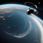 A conceptual image of an orbital ring circling Earth, showcasing its potential impact on space travel and infrastructure.