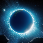 A breathtaking view of a planet filled with stunning crystal caves, showcasing vibrant colors and intricate formations, creating a mystical natural wonder.