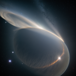 A spacecraft boldly navigates into the fiery corona of a star, illustrating a breathtaking and daring cosmic exploration.