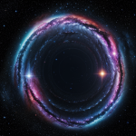 A breathtaking edge-on view of a spiral galaxy, showcasing swirling stars and cosmic dust in the vast universe.