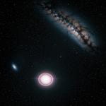 A star collapsing into a black hole, showcasing the dramatic transformation and celestial phenomena involved in this cosmic event.