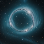 A breathtaking view of the Whirlpool Galaxy with bright spiral arms, showcasing its intricate galactic structures and cosmic beauty, perfect for astronomy enthusiasts.