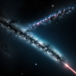 A captivating close-up of the asteroid belt, showcasing the intricate details and textures of the cosmic rocks against the vastness of space.