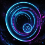 A stunning cosmic vortex wallpaper featuring vibrant swirling patterns and vivid colors, capturing the mesmerizing beauty of a celestial phenomenon.