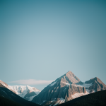 A beautiful minimal gradient mountain scene showcasing serene landscapes with soft color transitions, perfect for adding tranquility to any space.
