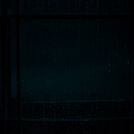 A captivating view of night rain on a window, with raindrops creating a tranquil and reflective atmosphere, showcasing the mesmerizing beauty of nature.