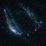 A stunning nebula displaying vibrant colors in the cosmos, showcasing the universe's boundless creativity and cosmic artistry.