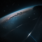 A breathtaking close-up wallpaper of the asteroid belt, showcasing the intricate textures and colors of celestial bodies in space.